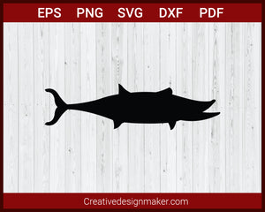 Shark svg, Shark Hunting SVG Cricut Silhouette DXF PNG EPS Cut File