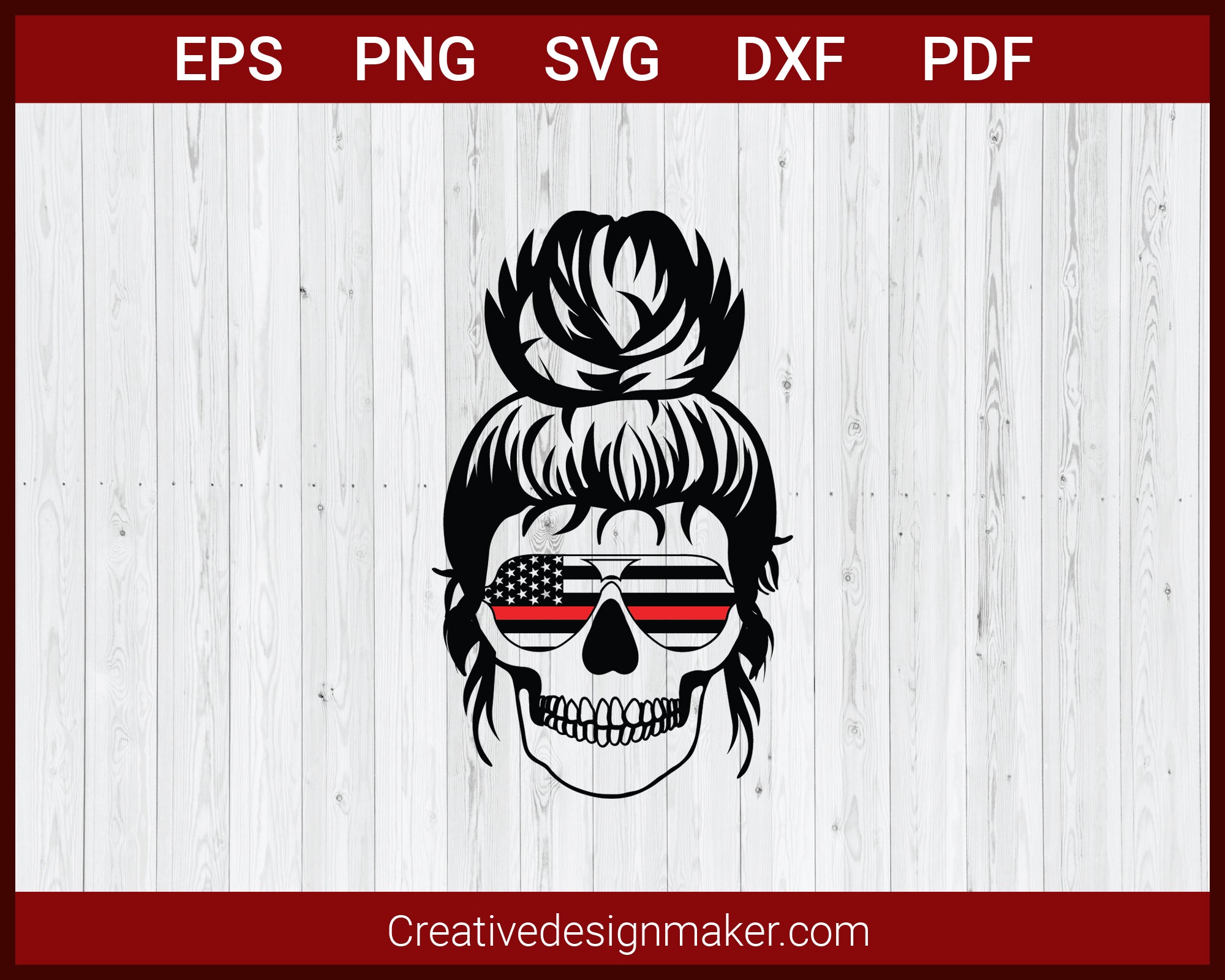 Skull Mom T-shirt svg Cut File For Cricut Silhouette eps png dxf Printable Files