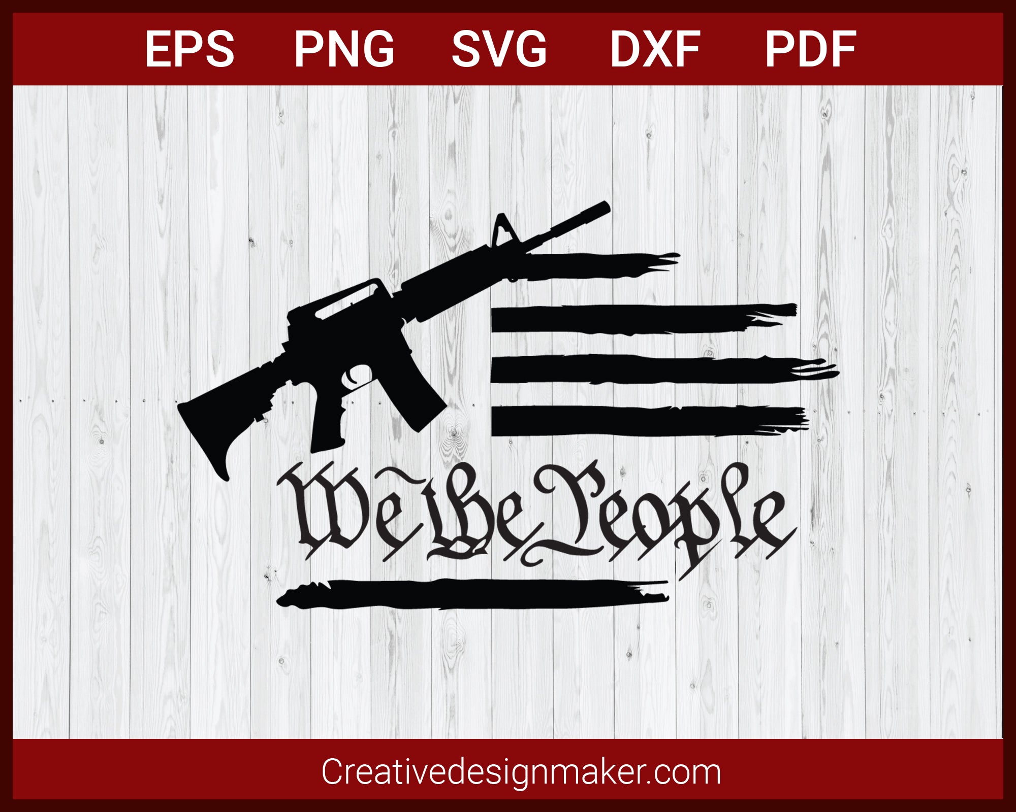 American Flag And Grim Reaper With AR15 Vinyl Decal Sticker • Cosmic Frogs Vinyl