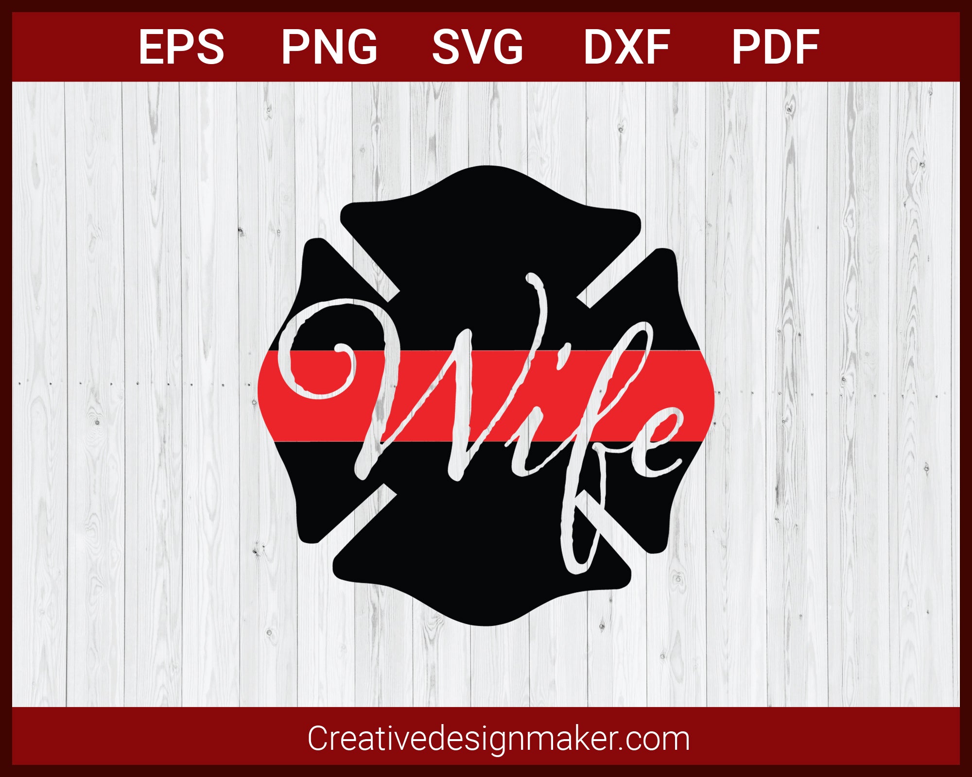 Wife T-shirt svg Cut File For Cricut Silhouette eps png dxf Printable Files