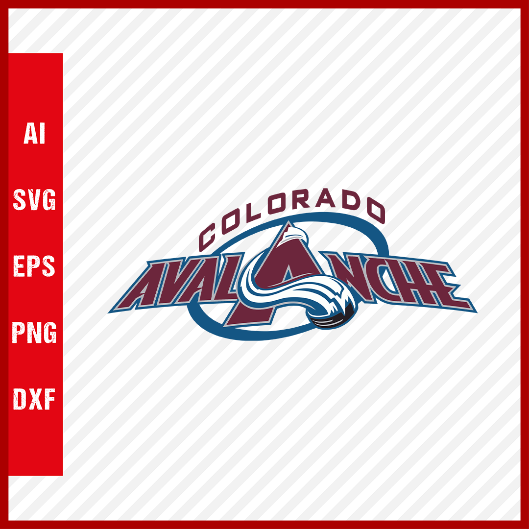 Colorado Avalanche Logo Svg NHL National Hockey League Team Clipart