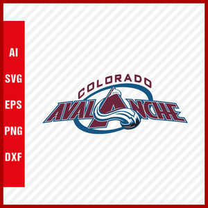 Colorado Avalanche Logo Svg NHL National Hockey League Team Clipart