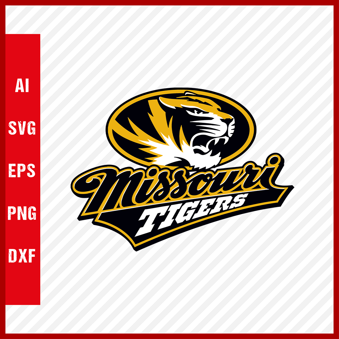 Missouri Tigers Logo svg NCAA National Collegiate Athletic Association Team Clipart