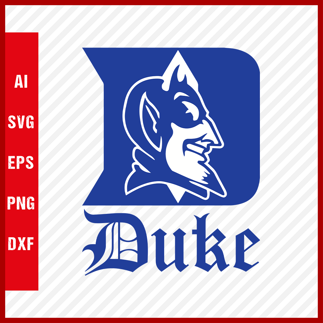 Duke Blue Devils Logo svg NCAA National Collegiate Athletic Association Team Clipart