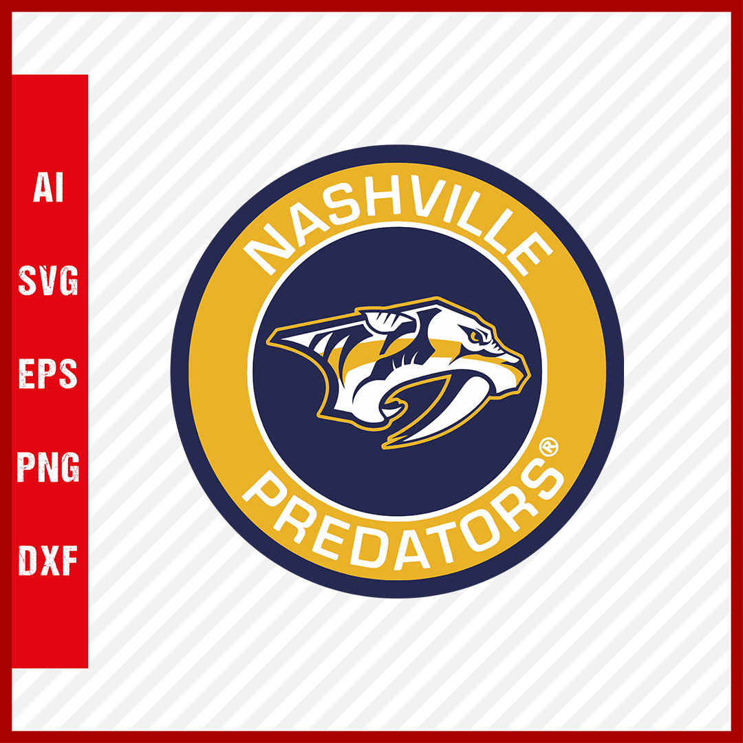 Nashville Predators Logo Svg NHL National Hockey League Team Svg Clipart