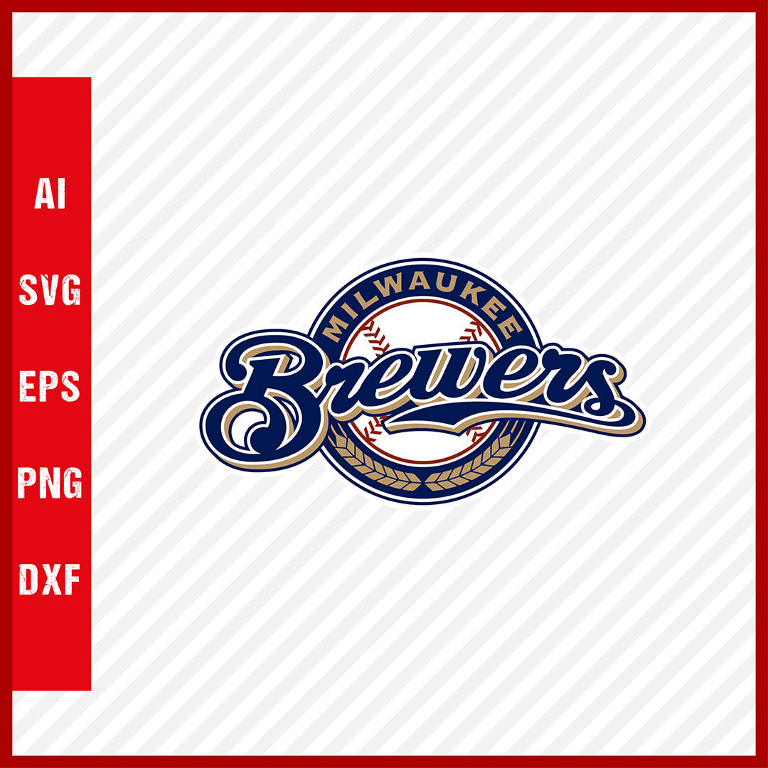 Milwaukee Brewers Logo MLB Svg Cut Files Baseball Clipart ...