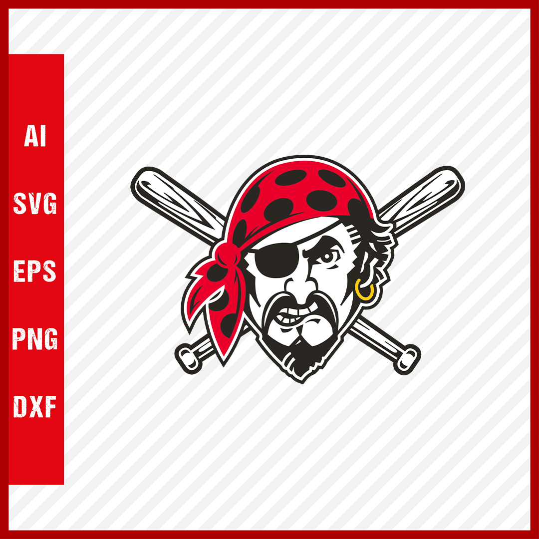 Pittsburgh Pirates Logo MLB Svg Cut Files Baseball Clipart