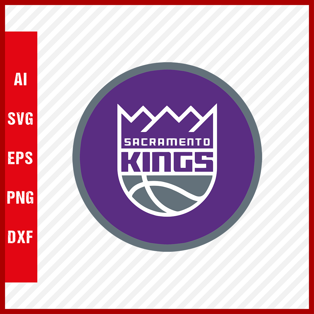 NBA Sacramento Kings Logo Svg Cut Files Basketball Clipart