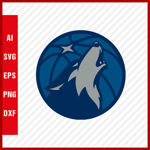 NBA Minnesota Timberwolves Logo Svg Cut Files Basketball Clipart