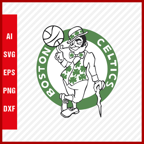 Boston Celtics Logo NBA Svg Cut Files Basketball Clipart