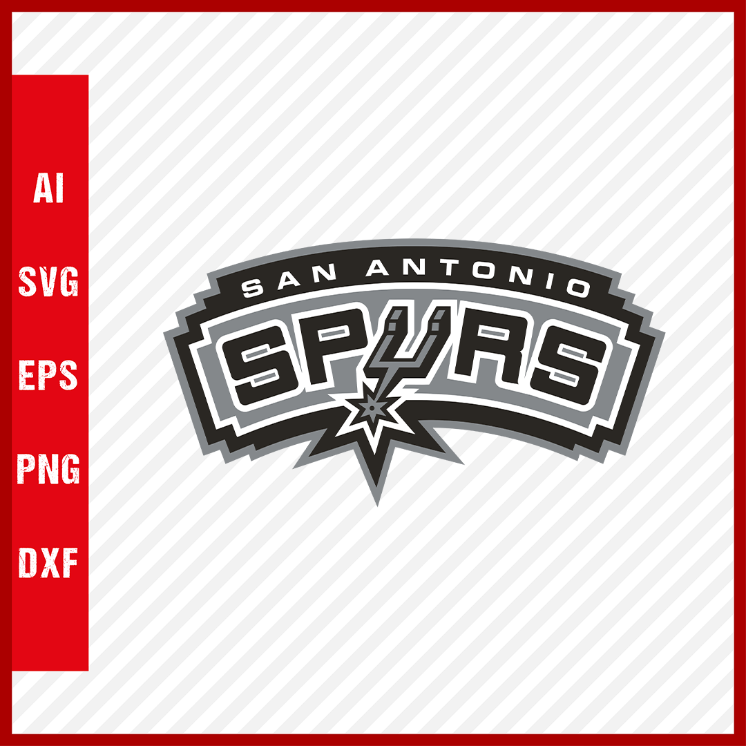 NBA San Antonio Spurs Logo Svg Cut Files Basketball Clipart