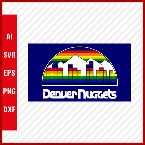 NBA Denver Nuggets Logo Svg Cut Files Basketball Clipart