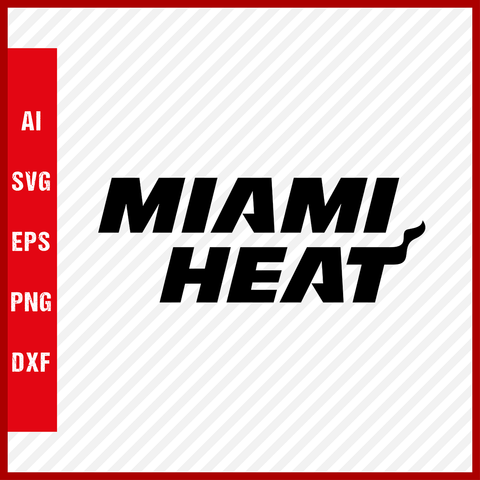 NBA Miami Heat Logo Svg Cut Files Basketball Clipart