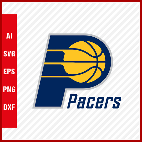 NBA Indiana Pacers Logo Svg Cut Files Basketball Clipart