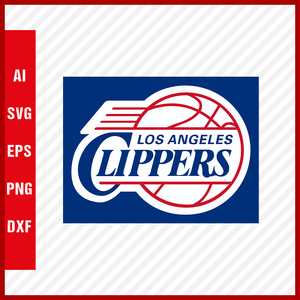 NBA Los Angeles Clippers Logo Svg Cut Files Basketball Clipart