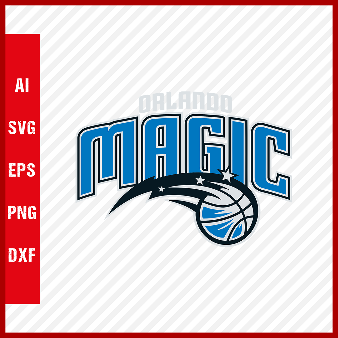 NBA Orlando Magic Logo Svg Cut Files Basketball Clipart