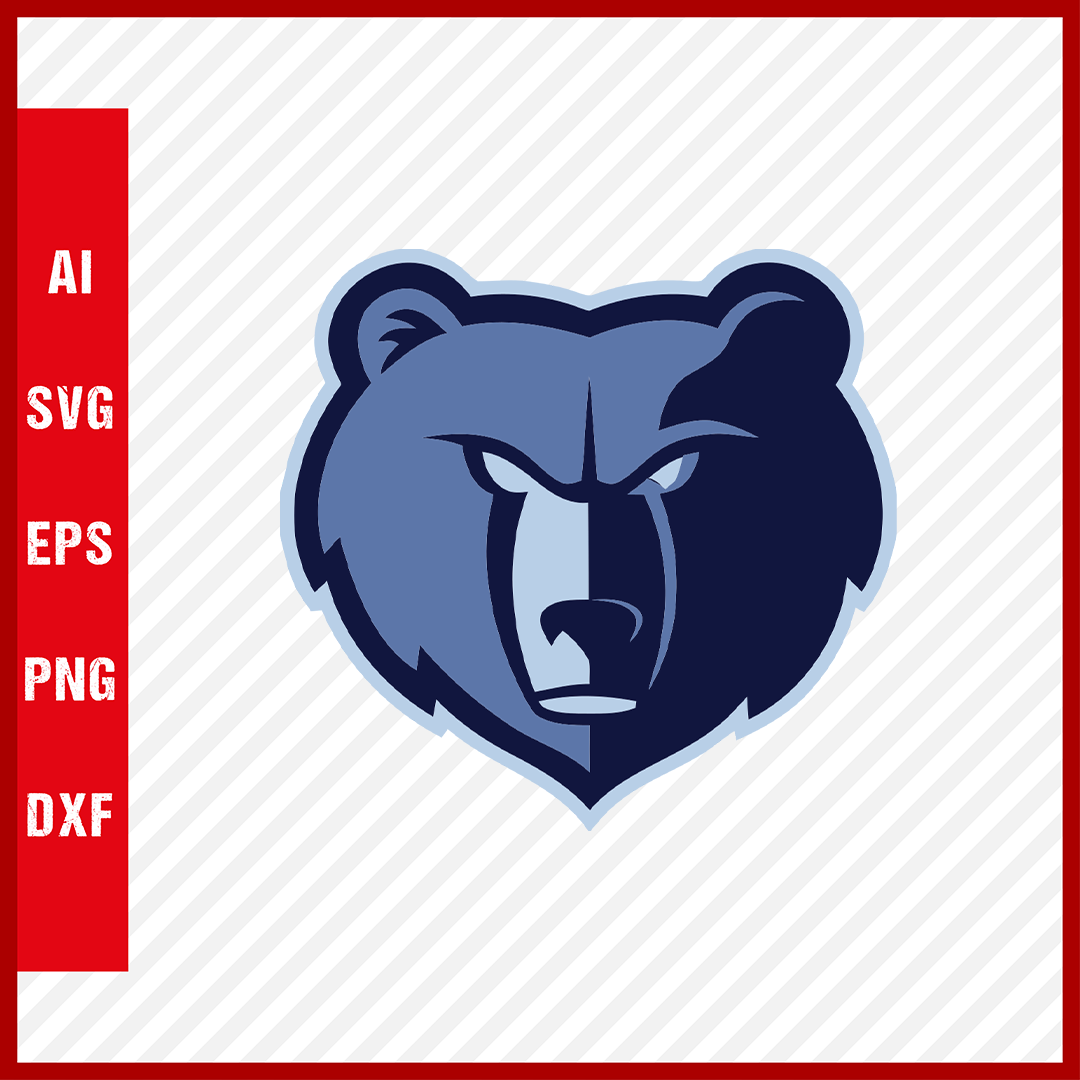 NBA Memphis Grizzlies Logo Svg Cut Files Basketball Clipart