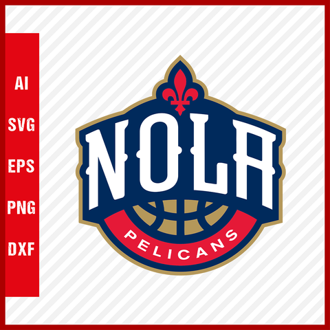 NBA New Orleans Pelicans Logo Svg Cut Files Basketball Clipart