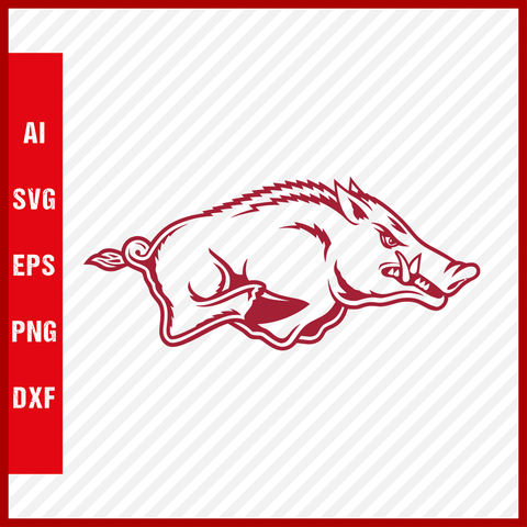 Arkansas Razorbacks Logo svg NCAA National Collegiate Athletic Association Team Clipart