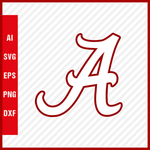 Alabama Crimson Tide Logo svg NCAA National Collegiate Athletic Association Team Clipart