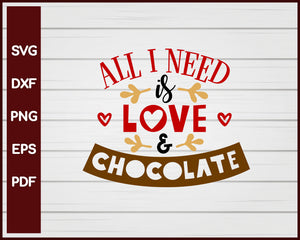 All I Need Is Love Valentine svg