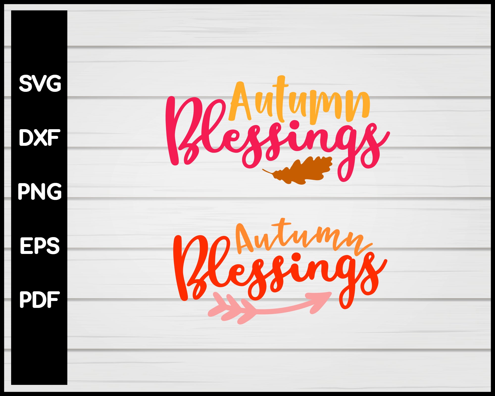 Autumn Blessings svg