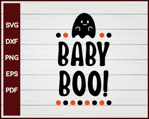 Baby Boo! Halloween T-shirt Design svg