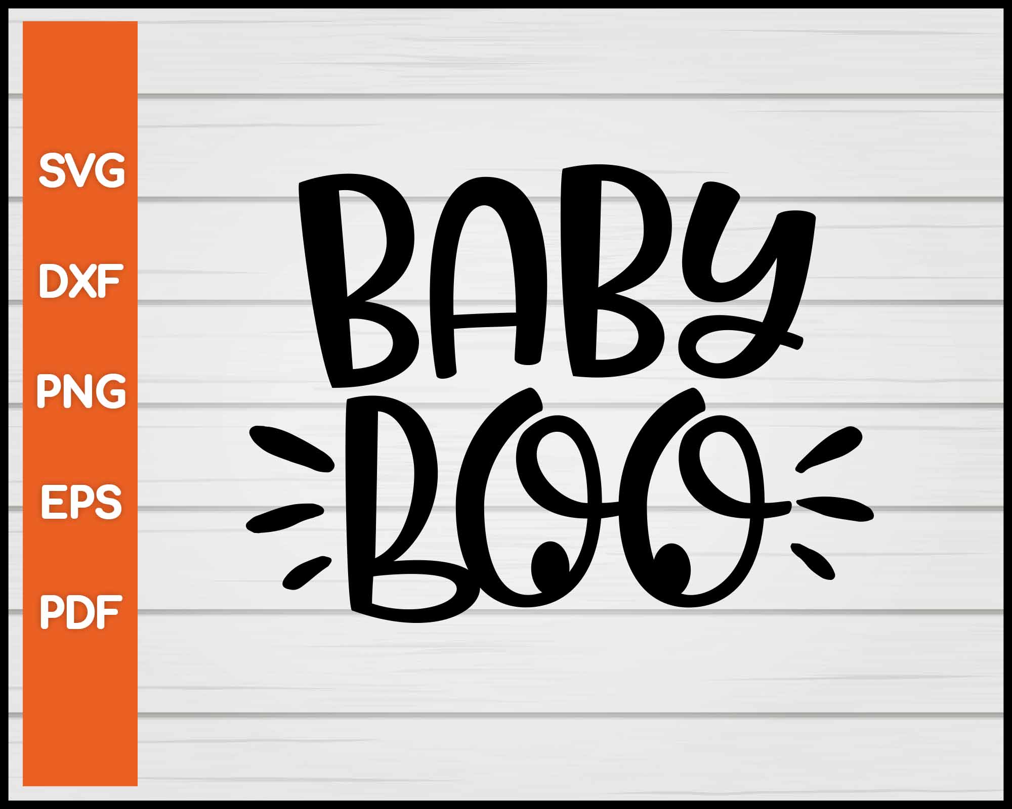 Baby Boo Halloween svg