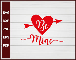 Be Mine Valentine svg