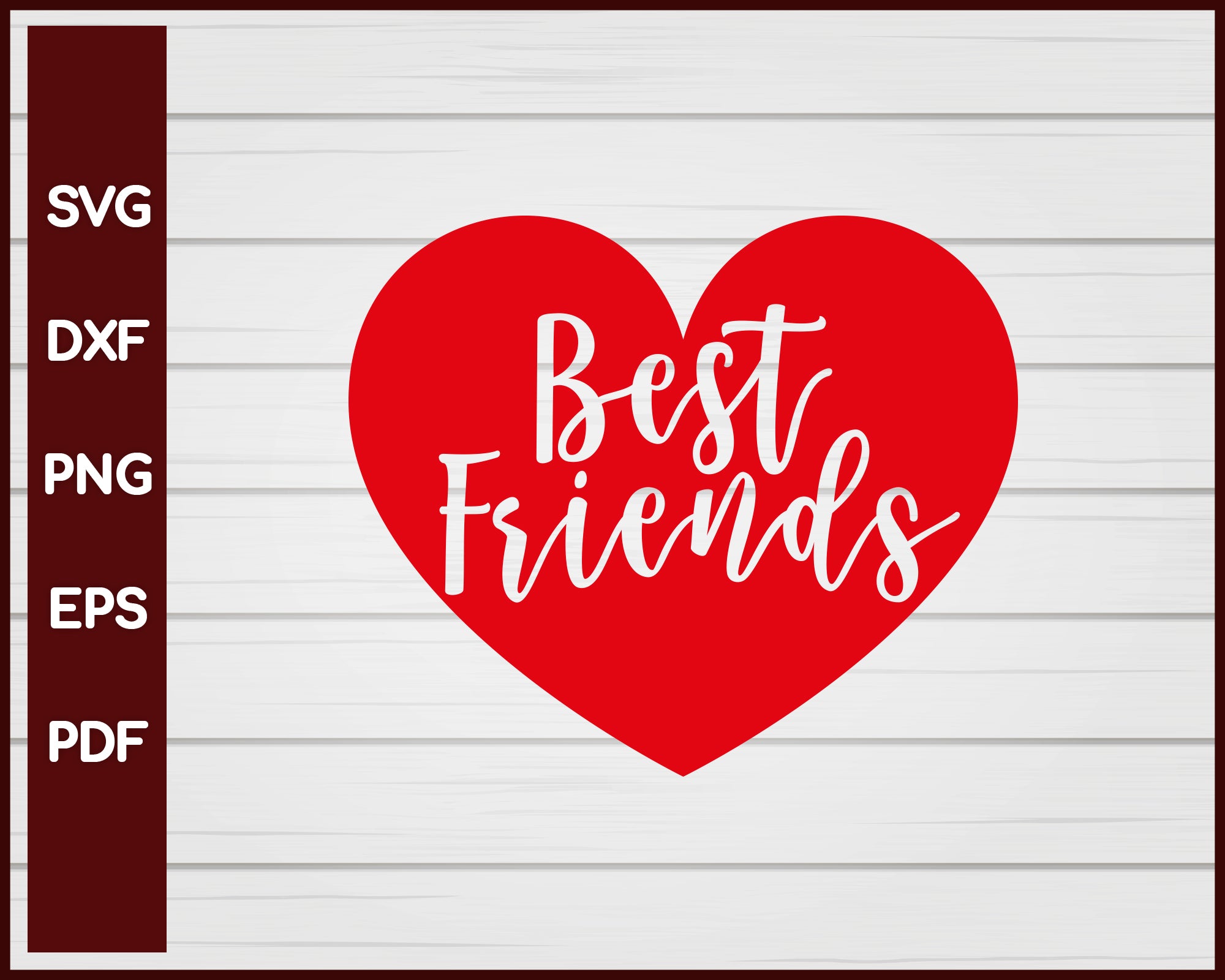 Best Friends Valentine svg