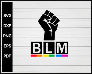 Black Lives Matter Cut File For Cricut Silhouette svg Printable Files