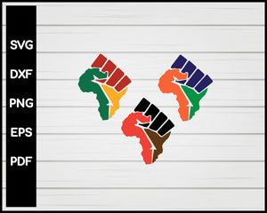 Fist Africa svg Black Power Fist Africa svg Africa svg Africa Map svg Black History svg Black Power fist svg Africa cut African flag svg