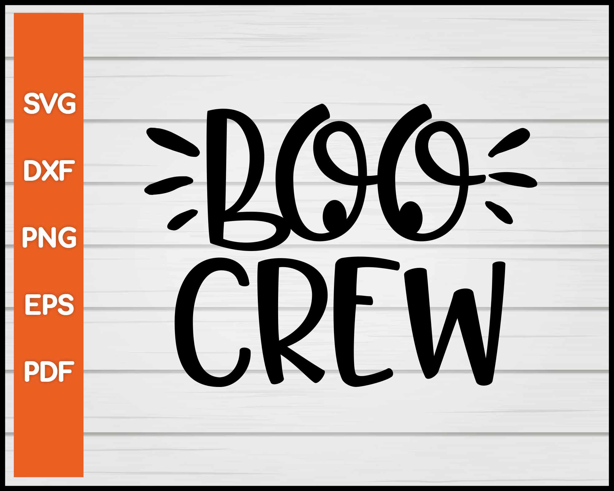 Boo Crew Halloween svg