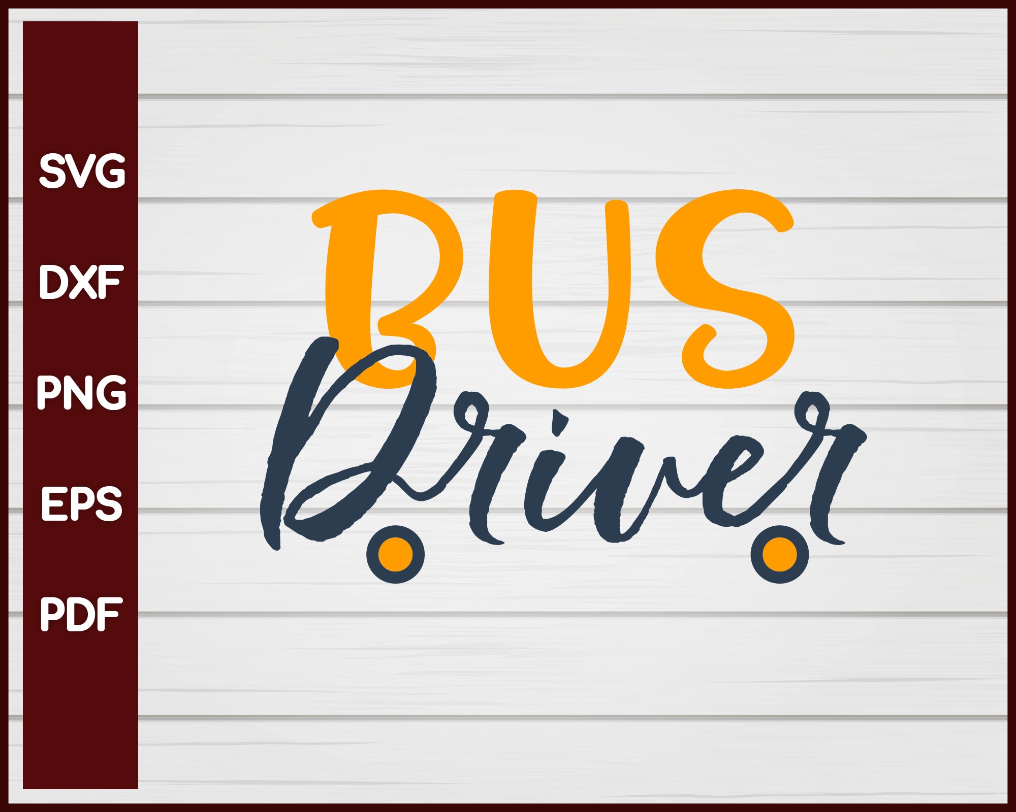 Bus Driver School svg