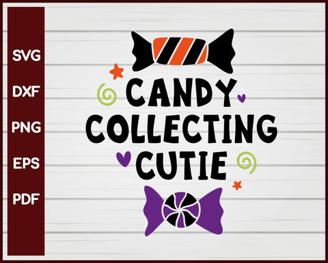 Candy Collecting Cutie Halloween T-shirt Design svg