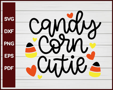 Candy Corn Cutie Halloween T-shirt Design svg