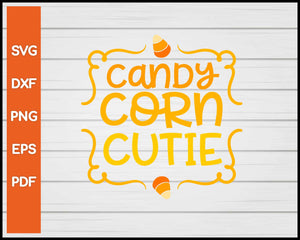 Candy Corn Cutie Halloween svg