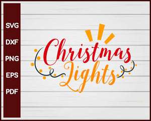 Christmas Lights svg