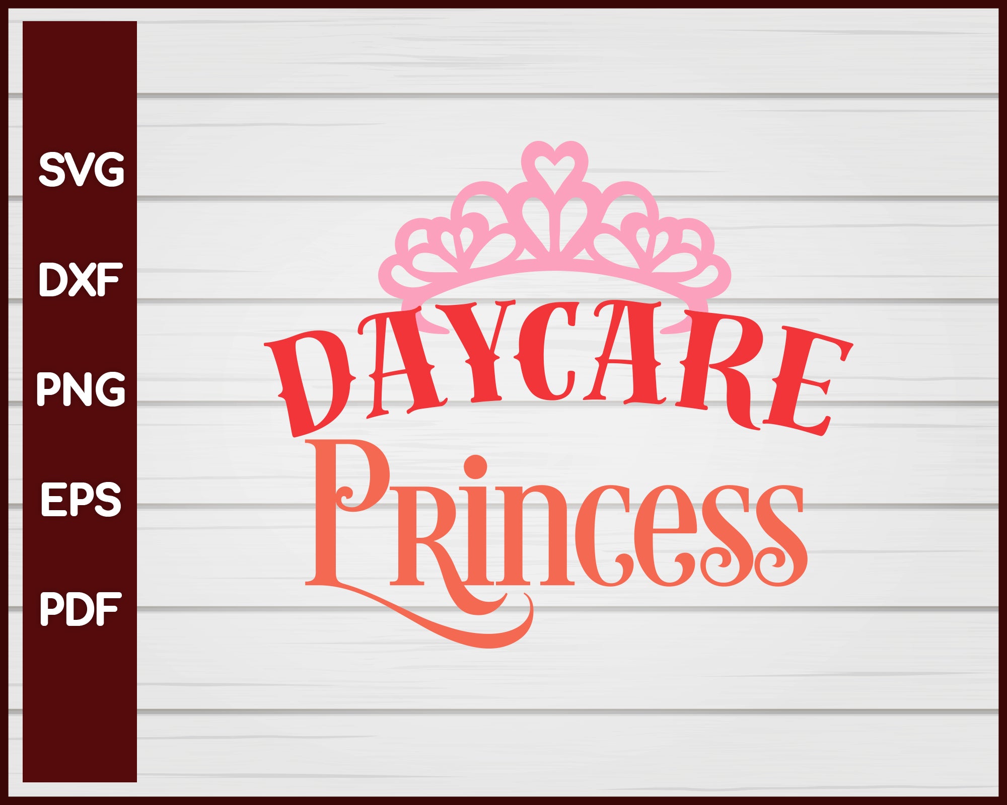 Daycare Princess School svg