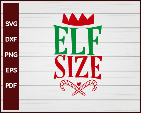 Elf Size Christmas svg