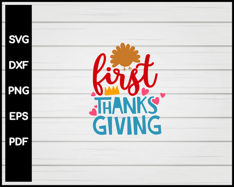 First Thanksgiving svg