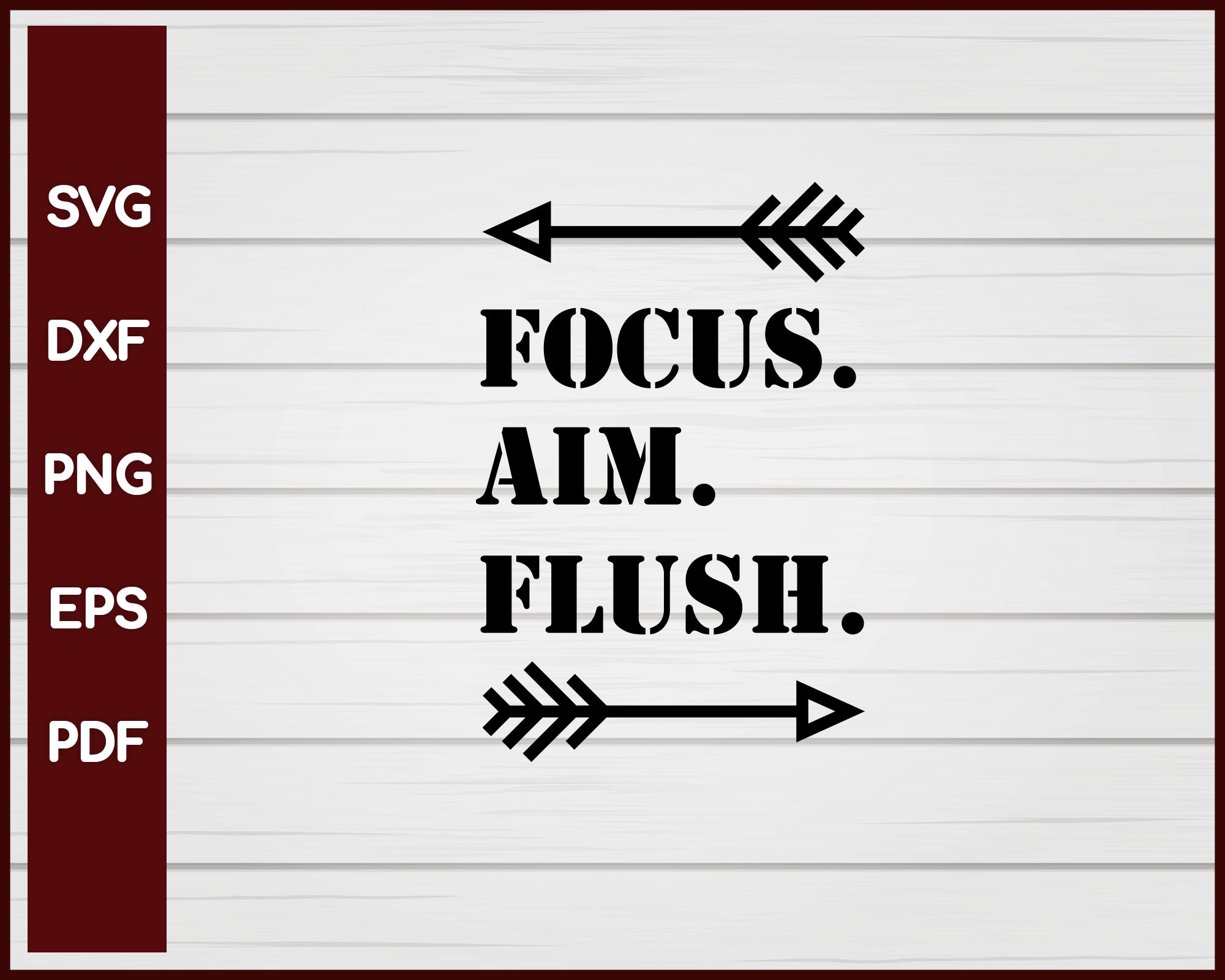 Focus Aim Flush svg