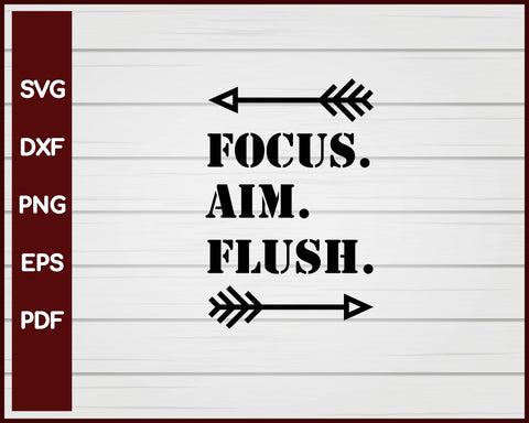 Focus Aim Flush svg