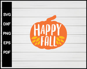 Happy Fall svg