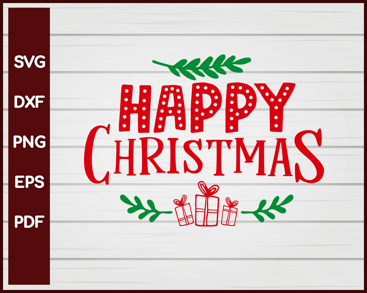 Happy Christmas svg – Creativedesignmaker