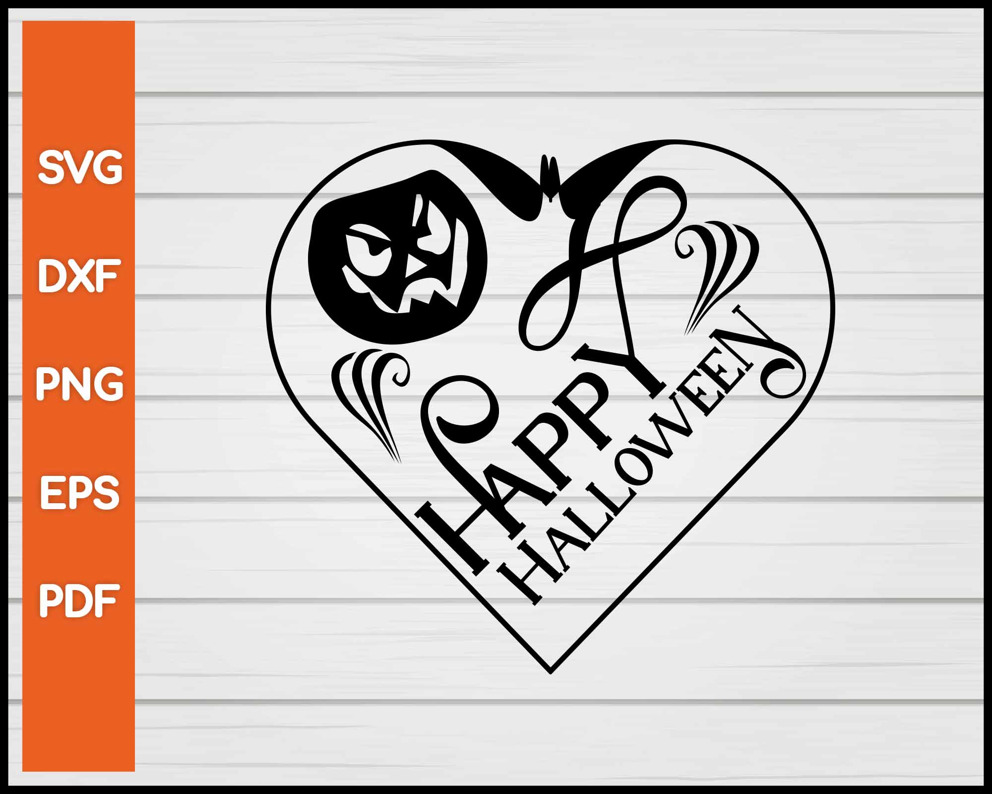 Happy Halloween svg Cut File For Cricut Silhouette eps png dxf Printable Files