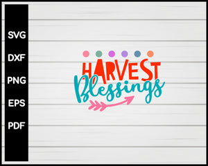 Harvest Blessings svg