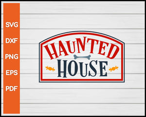 Haunted House Halloween svg