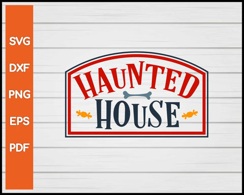 Haunted House Halloween svg