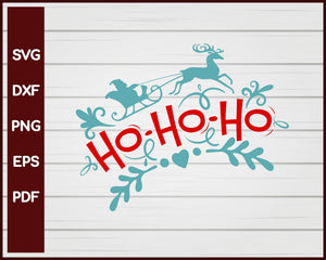 Ho Ho Ho Christmas svg